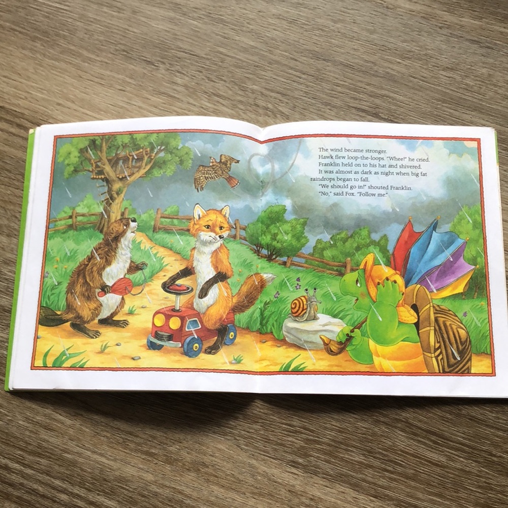 ❤️$2 Franklin and the Thunderstorm Chick Fil A Book - Picture 12 of 16